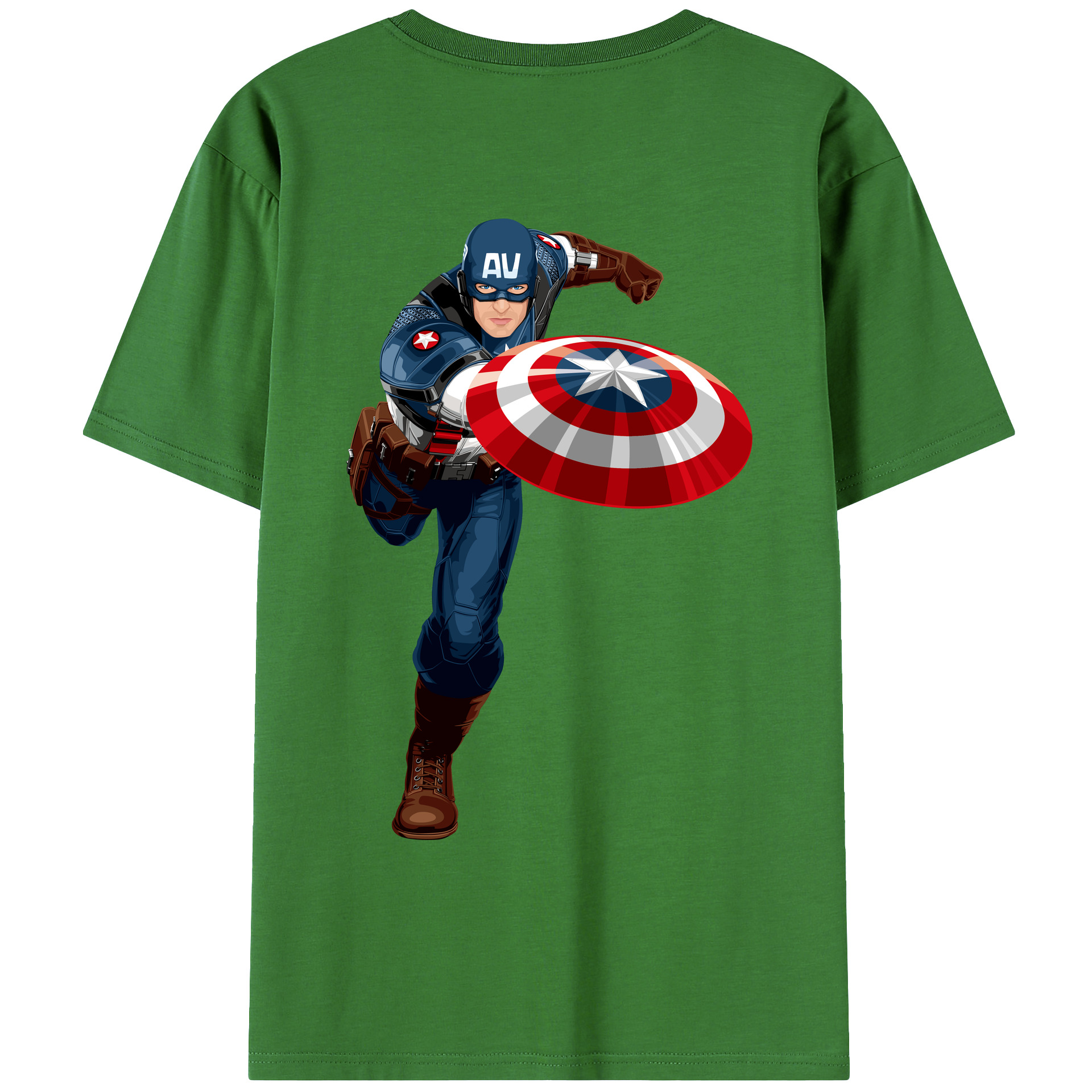 （画像用） アベンジャーズ The Avengers レディース半袖Tシャツ(バックプリント)